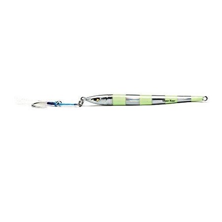 Mustad Moon Riser Jig 200G Full Chrome 200G7Oz MJIG03-FCR-200-1